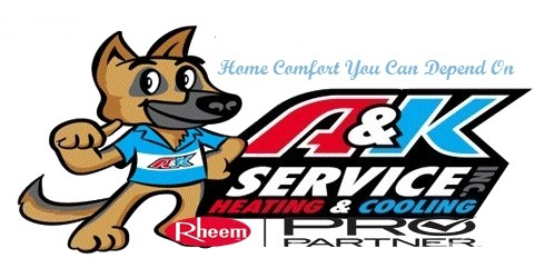 A&K Service Inc. Heating & Cooling logo